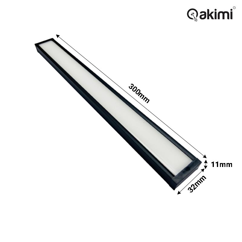 AKIMI - Đèn Ray Nam Châm Tán Quang 12W Ultra Thin 4000K | AK-DF300 / AK-DF300 | Đ