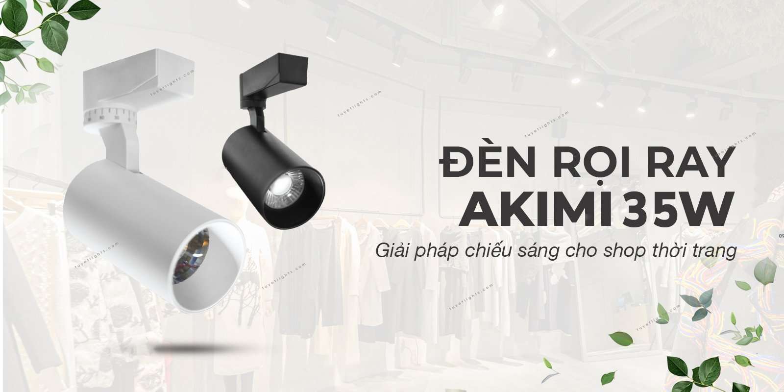 Giải pháp chiếu sáng cho shop thời trang