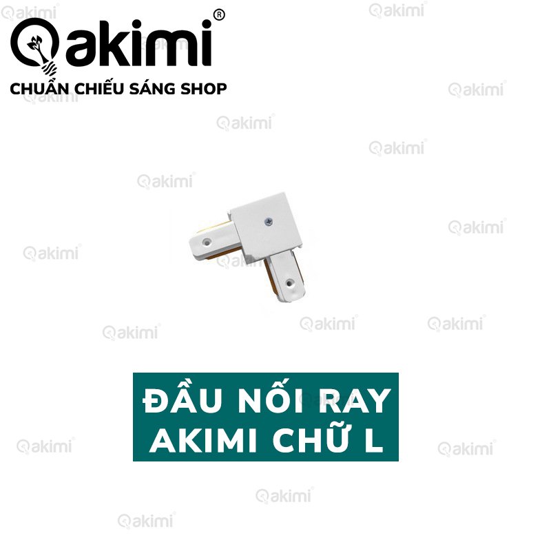 Đầu nối ray Akimi góc vuông AKR61-W/B