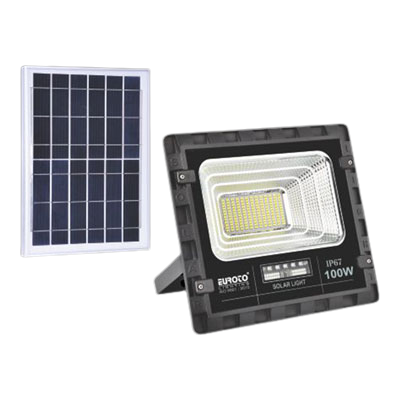 Đèn Pha LED Solar 100W EUROTO | SOLAR - 02