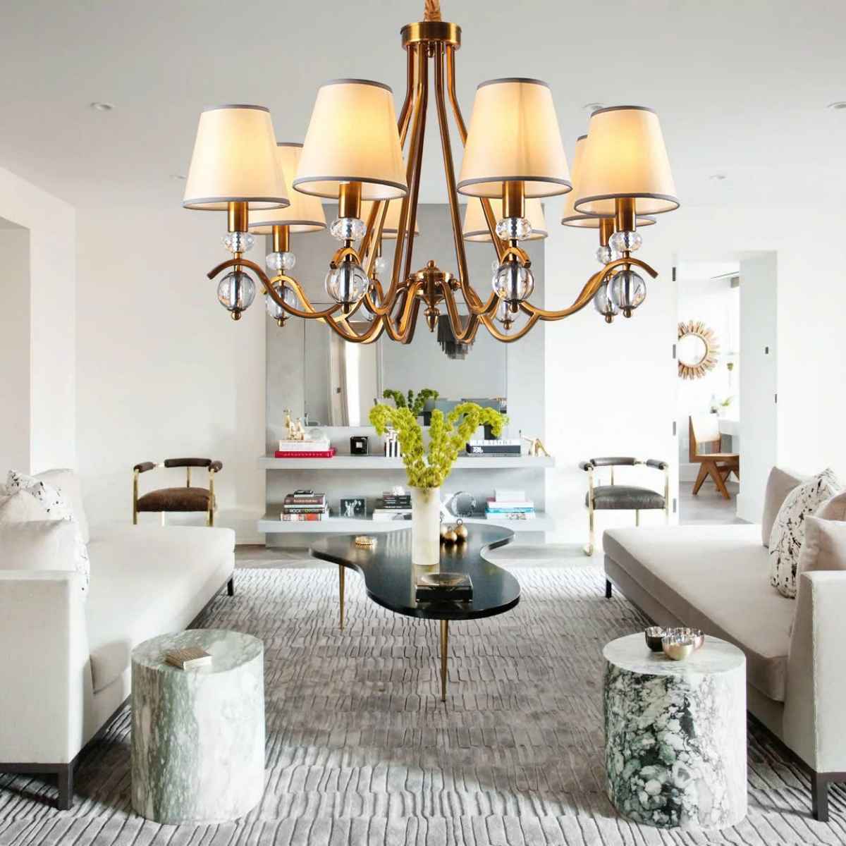 BNN- Đèn Chùm Hiện Đại&nbsp;Ø800&nbsp;| DC128T8