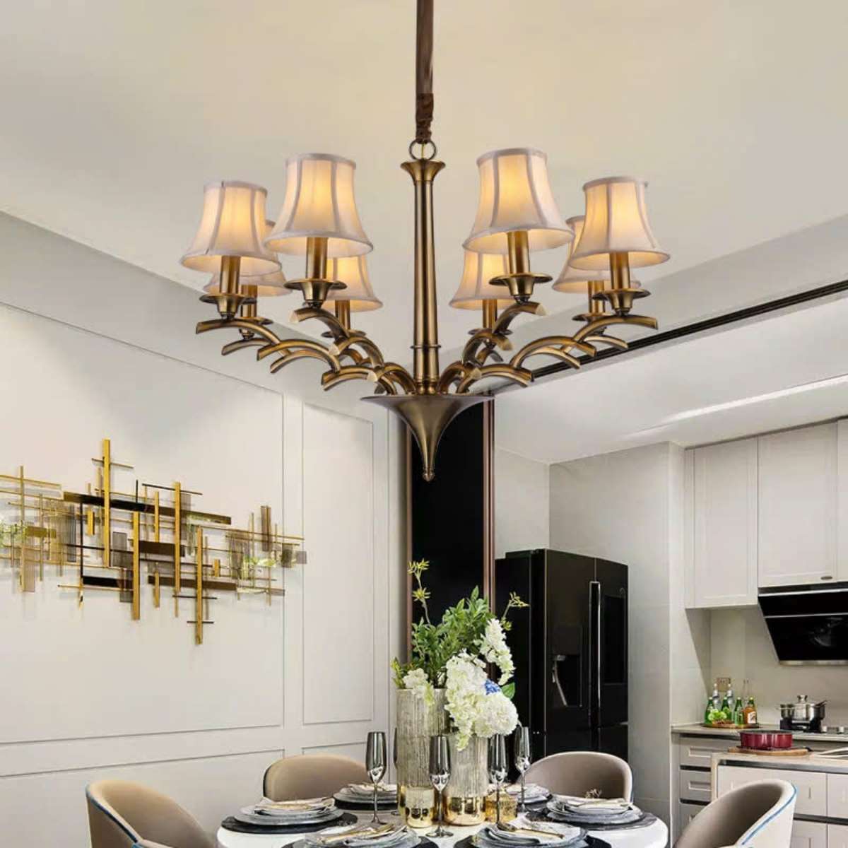 BNN- Đèn Chùm Tân Cổ Điển&nbsp;Ø850&nbsp;| DC9011T8