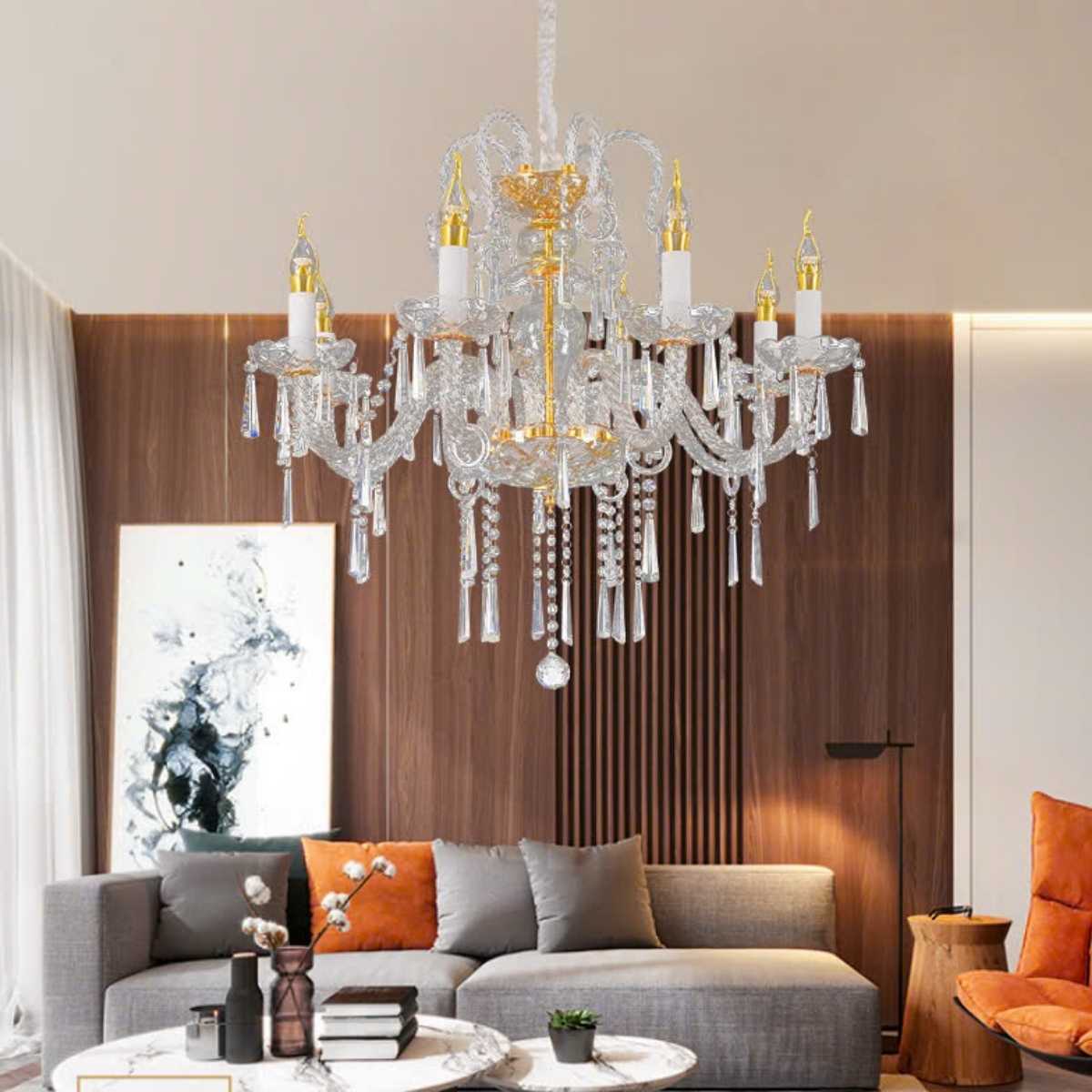 BNN- Đèn Chùm Nến Ø750&nbsp;| DC9178T8