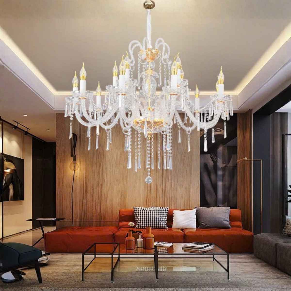 BNN- Đèn Chùm Nến Ø900&nbsp;| DC9178T15