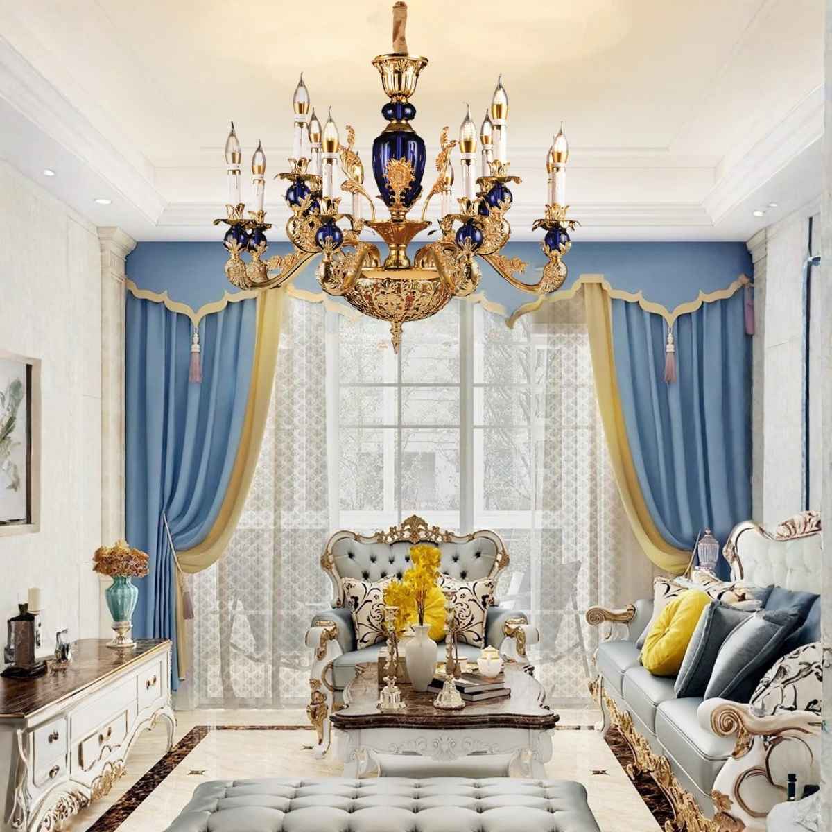 BNN- Đèn Chùm Cổ Điển&nbsp;Ø800 | DC6066T12