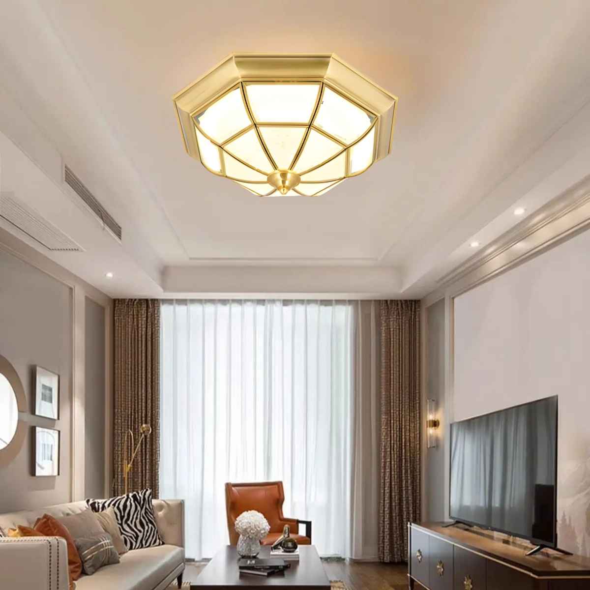 ADR- Ốp Trần Đồng Nguyên Chất&nbsp;Ø450 | MĐ-002S/450