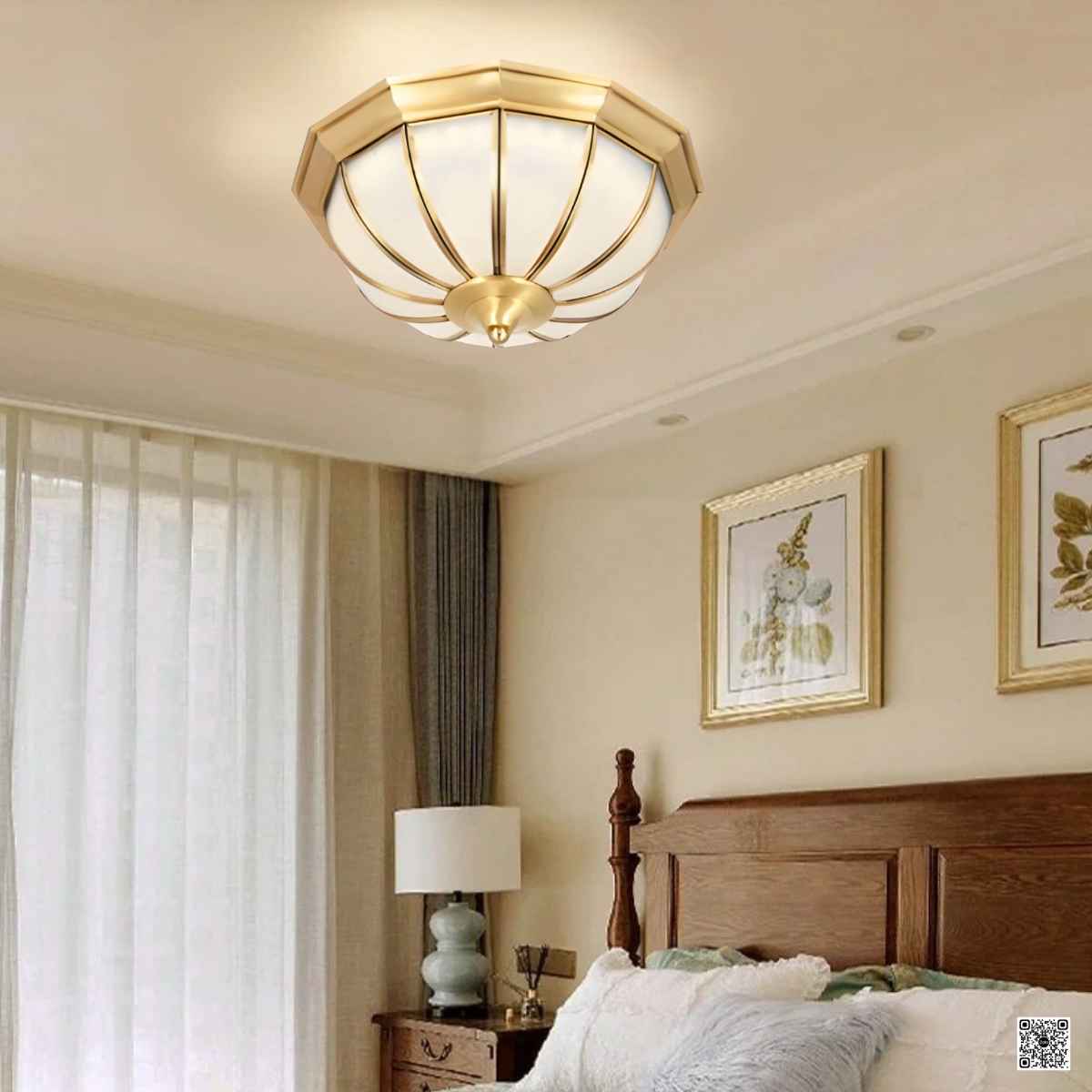 ADR- Ốp Trần Đồng Nguyên Chất&nbsp;Ø350 | MĐ-9938/350