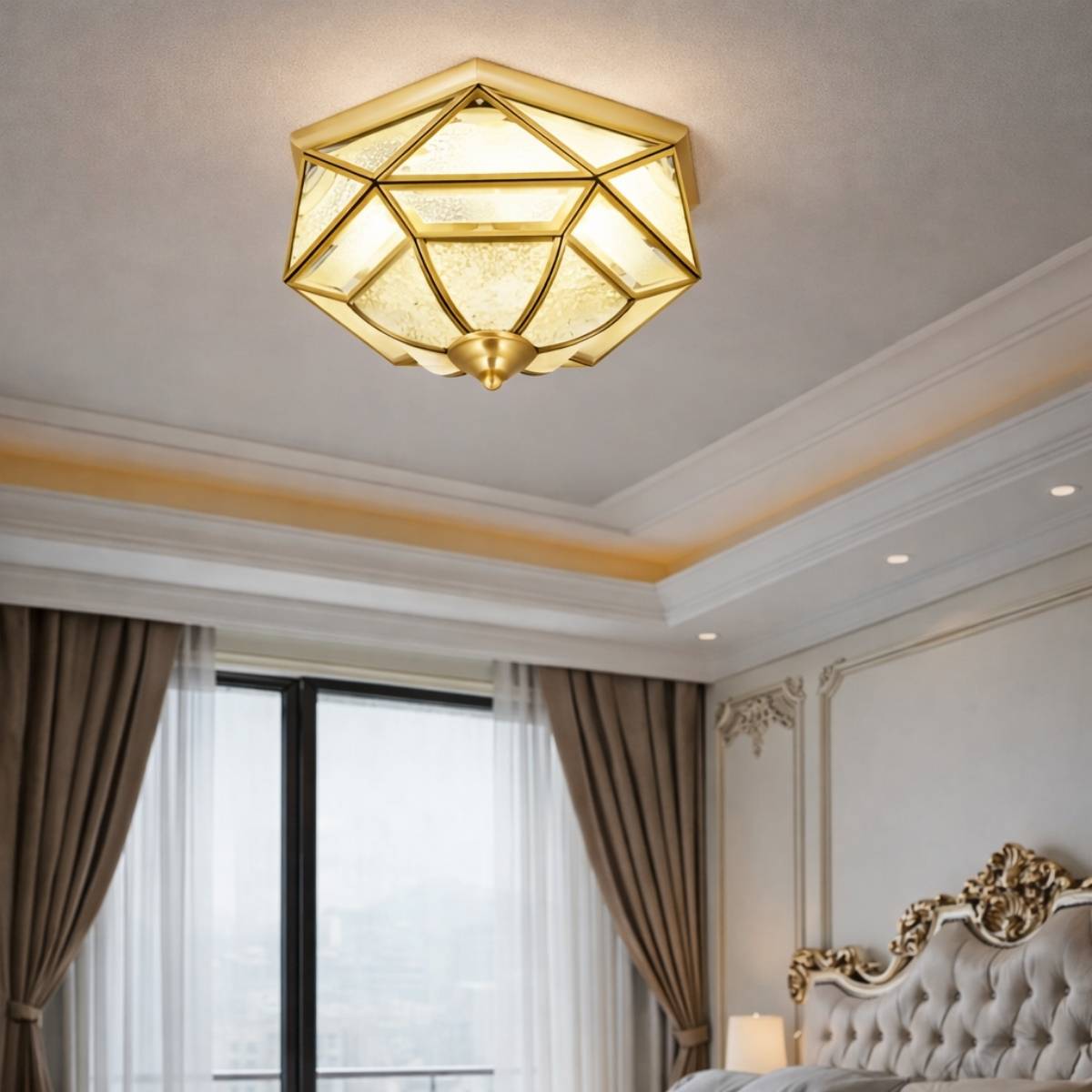 ADR- Ốp Trần Đồng Nguyên Chất&nbsp;Ø300 | MĐ-C6112/300