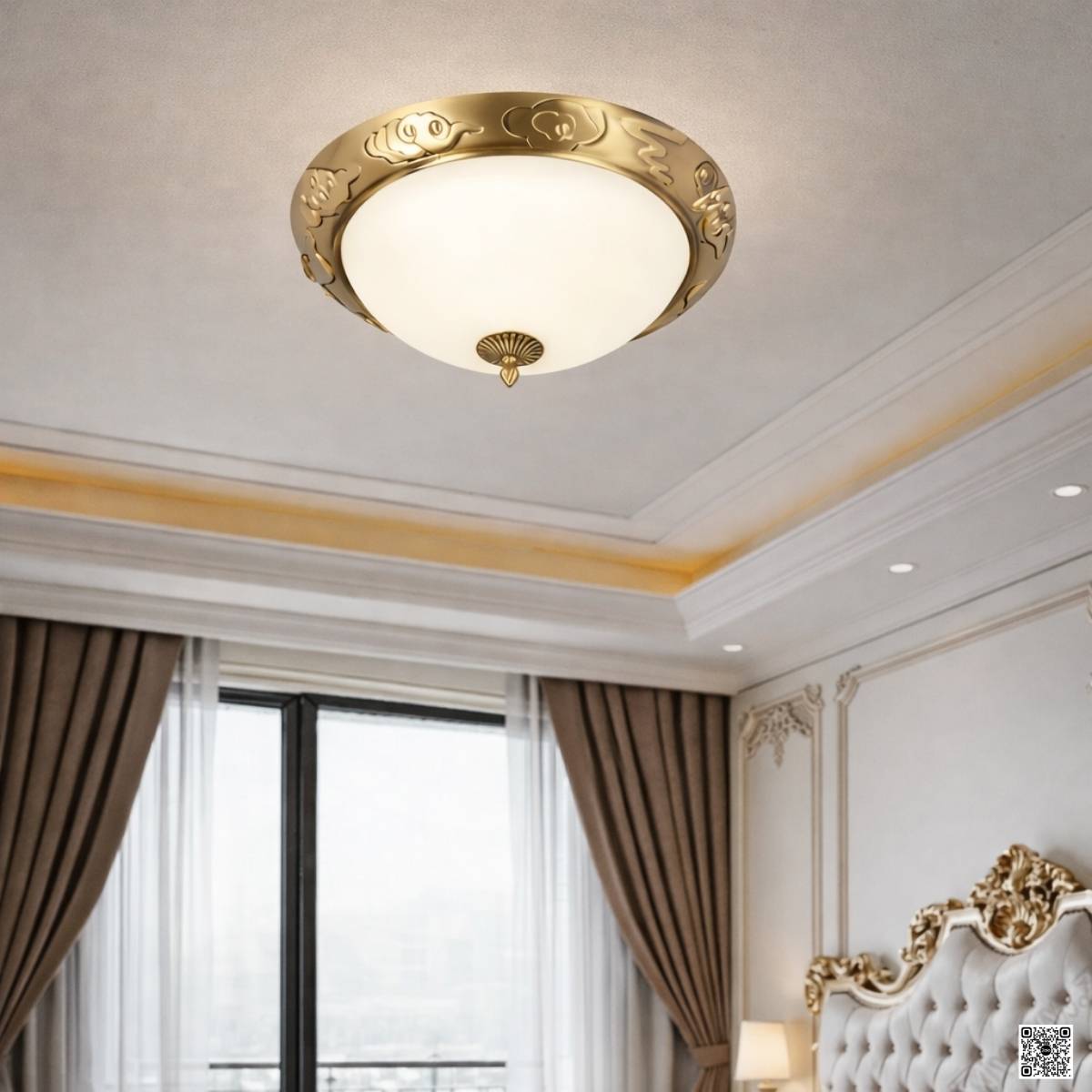 ADR- Ốp Trần Đồng Nguyên Chất&nbsp;Ø300 | MĐ-X0091/300