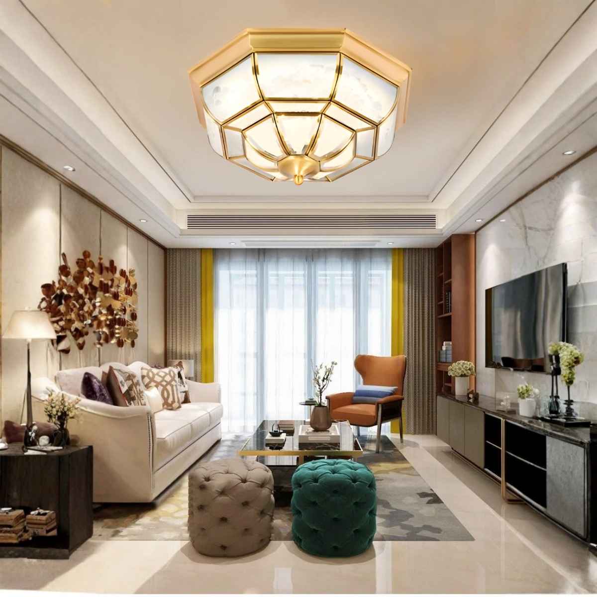 ADR- Ốp Trần Đồng Nguyên Chất&nbsp;Ø500 | MĐ-X9931/500