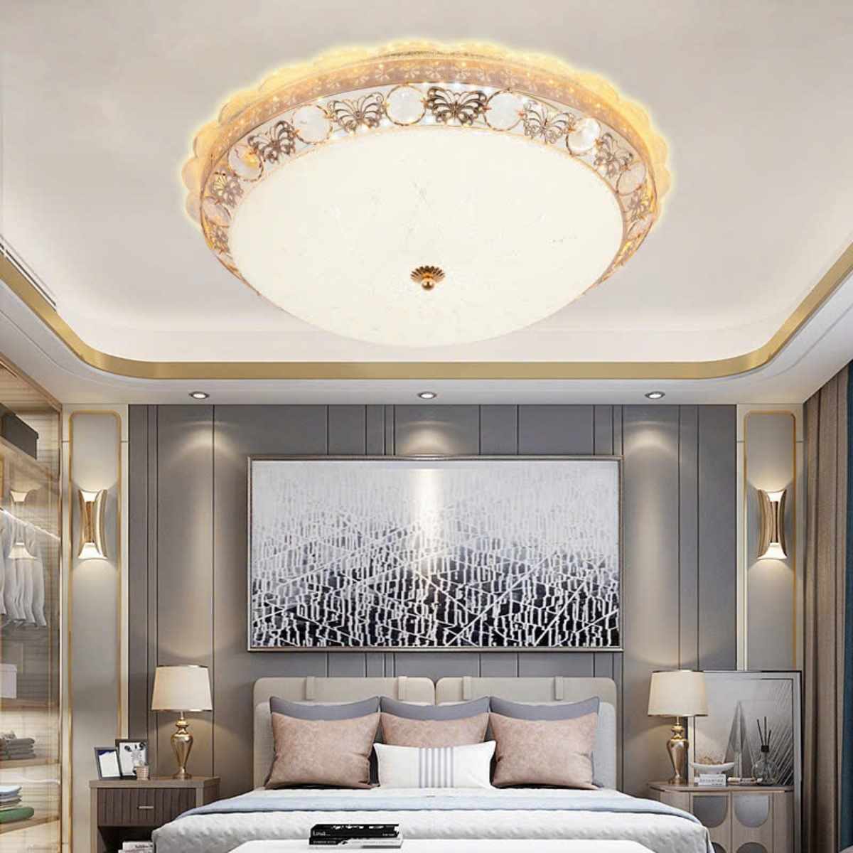 BNN- Ốp Trần Cổ Điển&nbsp;Ø500  | OPLH49