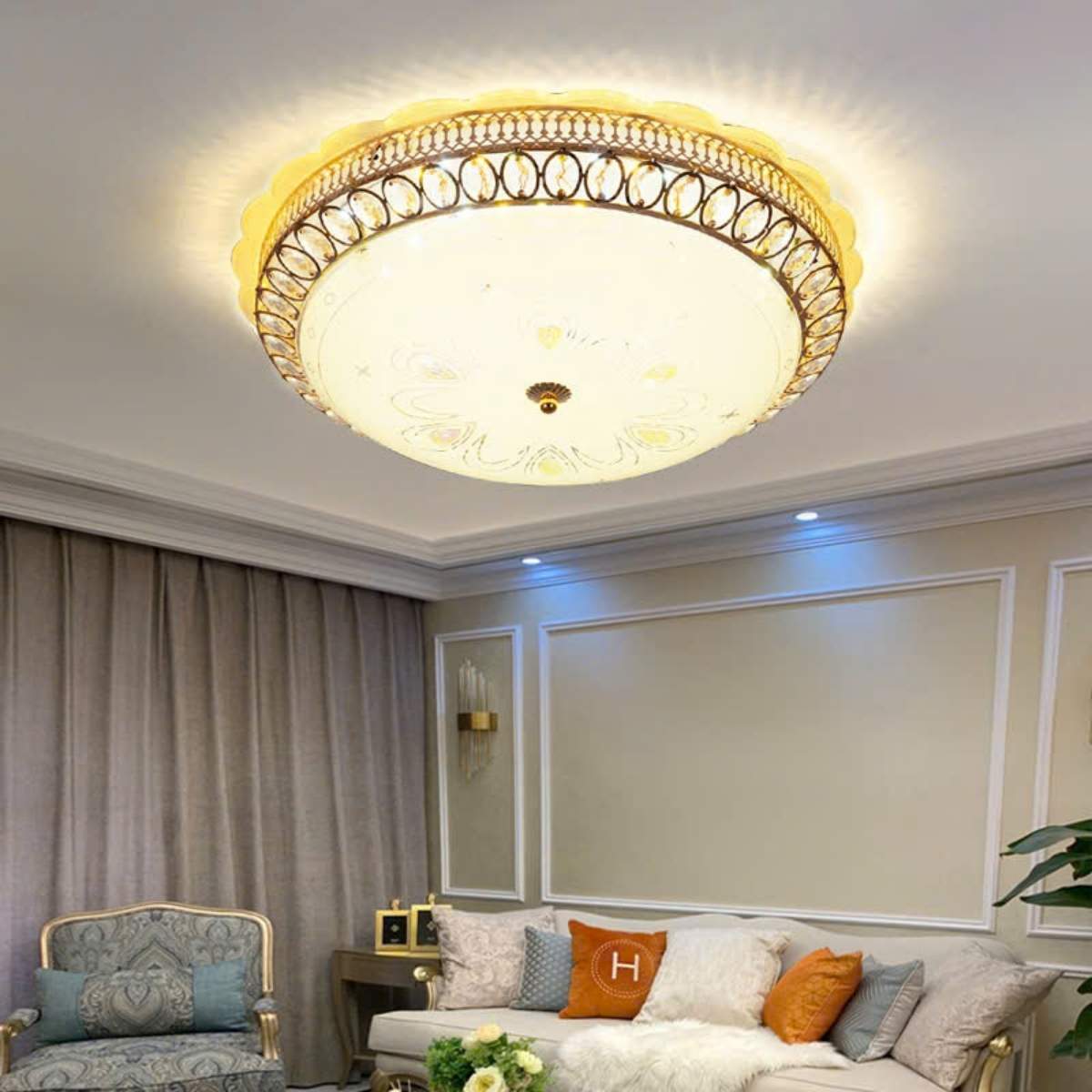 BNN- Ốp Trần Cổ Điển&nbsp;Ø500 | OPLH90