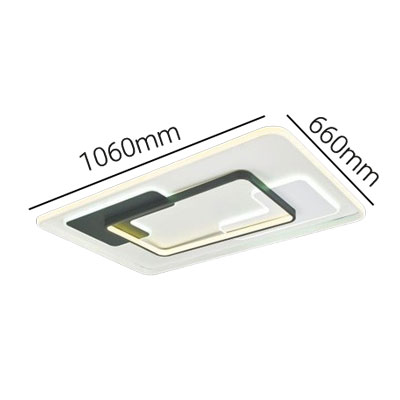 Ốp Trần Hiện Đại Quad Rectangle | EUO - 251.E EURO