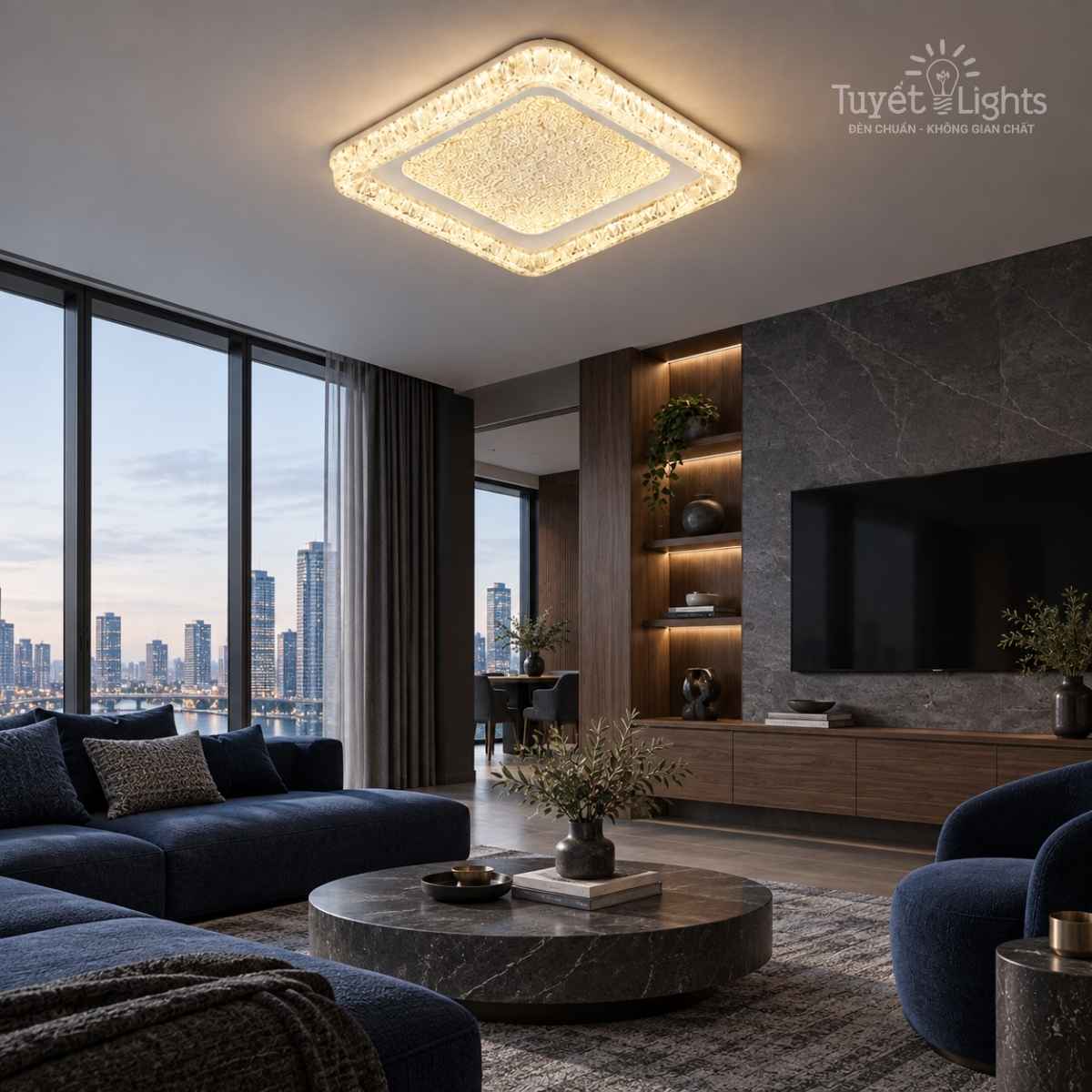 Thiết kế vuông bo góc – Hiện đại nhưng không cứng nhắc