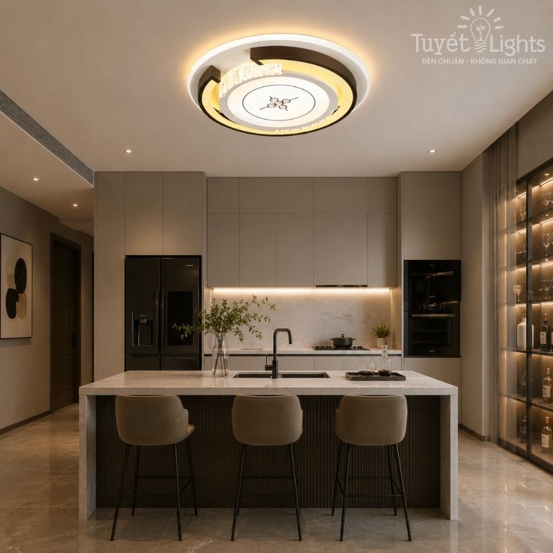 Đèn Ốp Trần Hiện Đại ML-8601 – Thiết Kế Tròn Thanh Lịch Cho Không Gian Sống