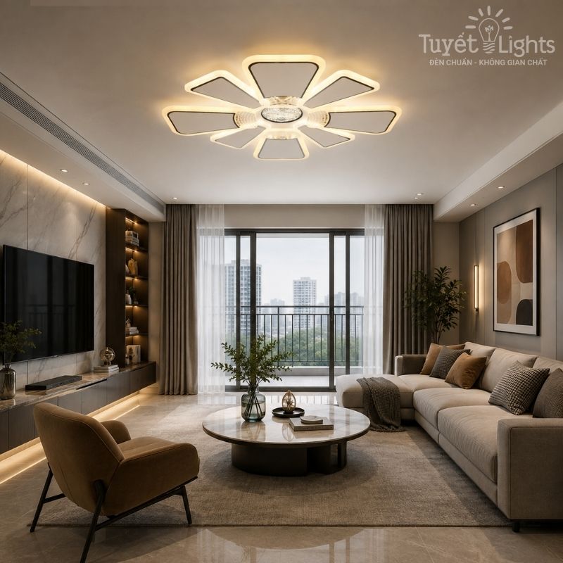 EUR- Đèn Ốp Trần Hiện Đại Ø500  | ML-76