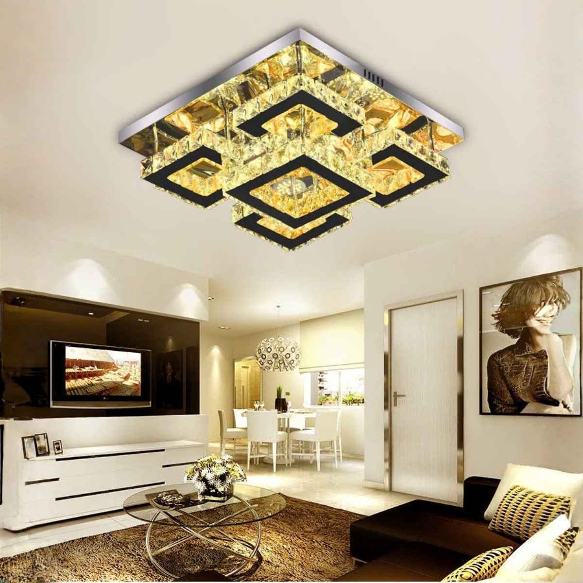 BNN- Ốp Trần Pha Lê W600 | OTPL07