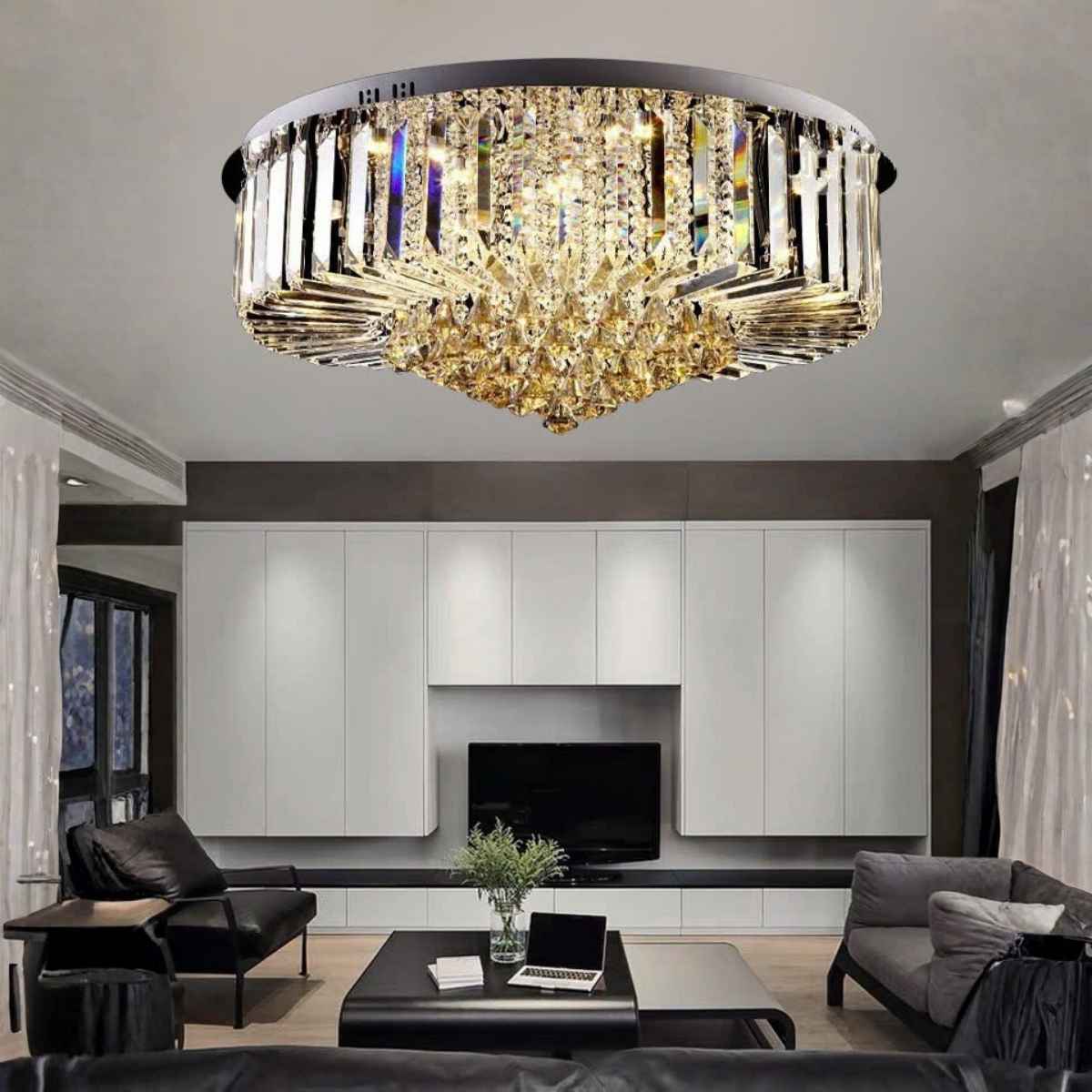 BNN- Ốp Trần Pha Lê Ø1000 | OTPL3514T1000