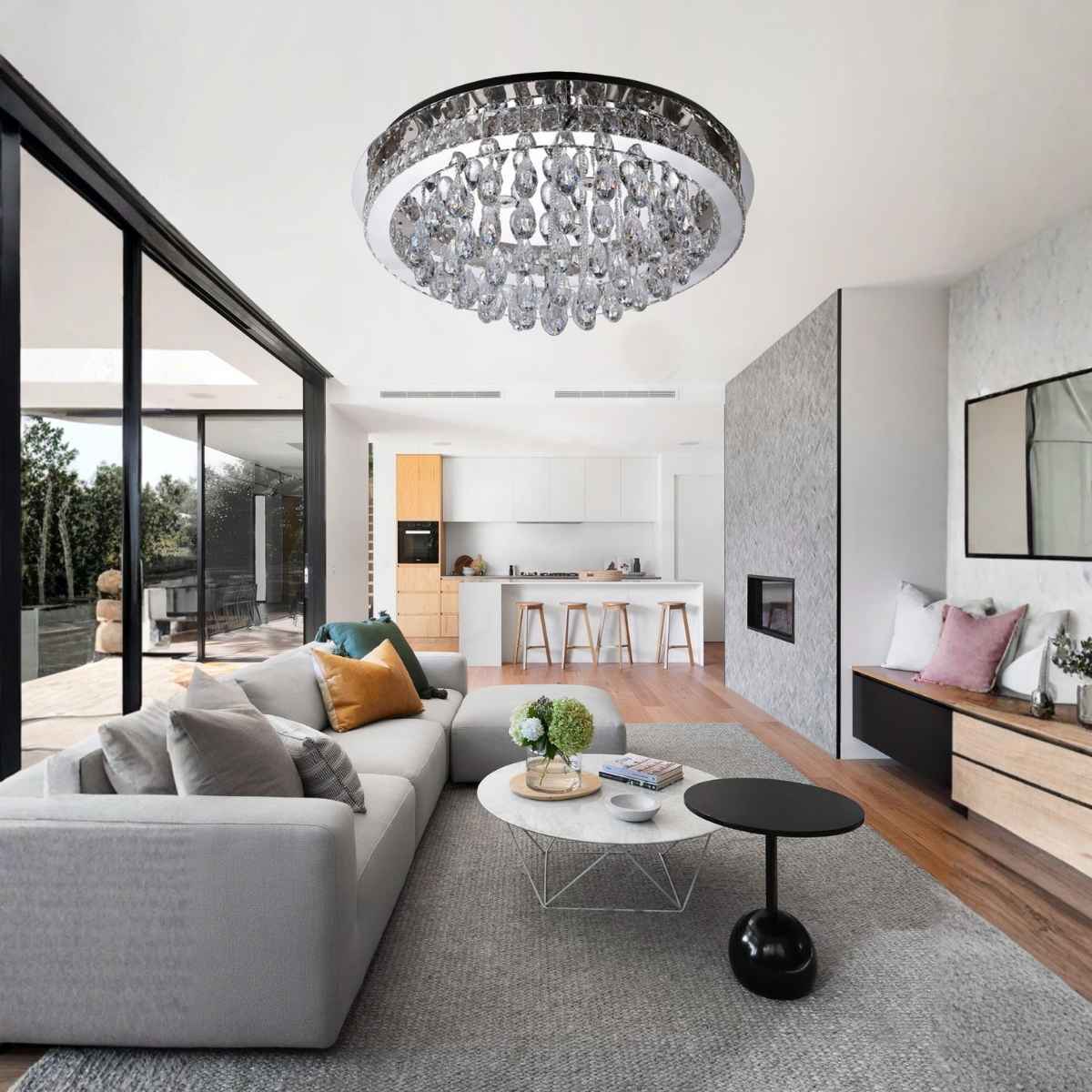 BNN- Ốp Trần Pha Lê&nbsp;Ø600&nbsp;| OTPL40399