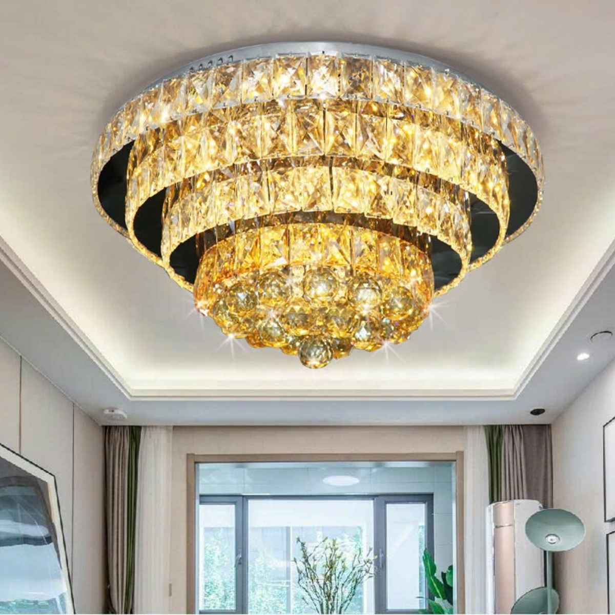 BNN- Ốp Trần Pha Lê Ø550 | OTPL61157