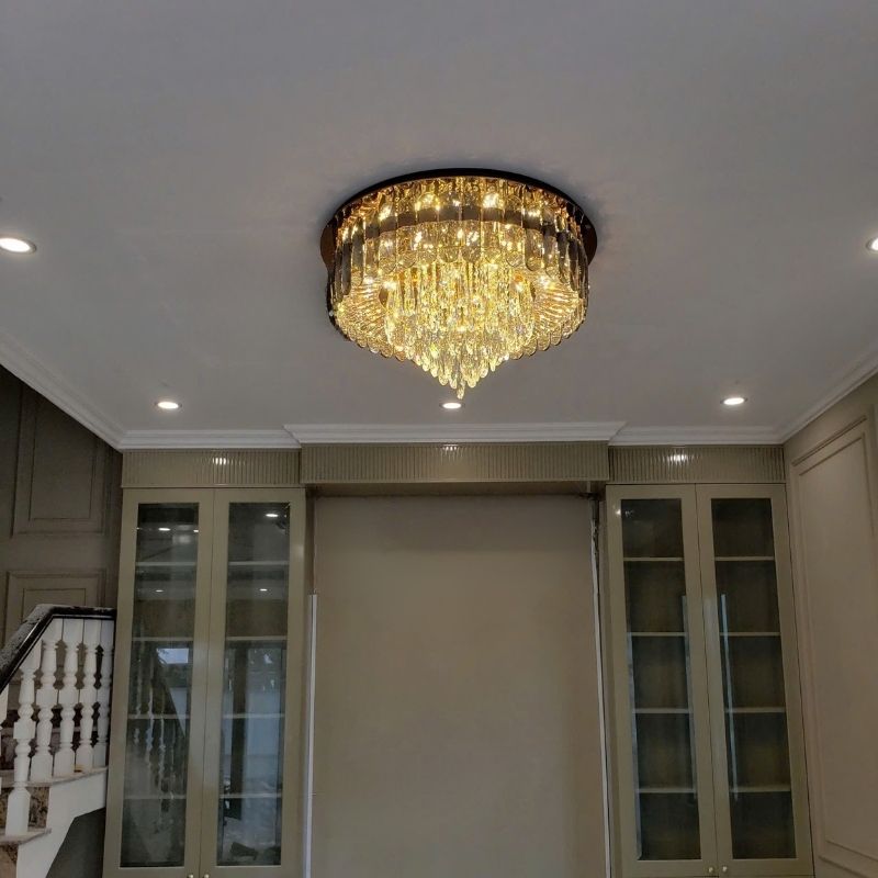 BNN- Ốp Trần Pha Lê Luxury Ø800 |OTPL8137T800