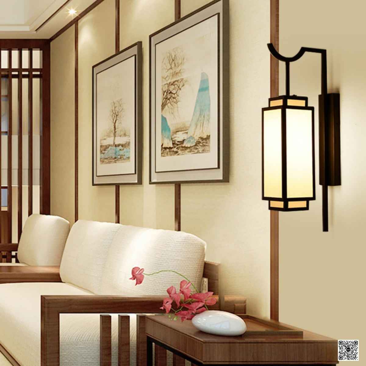 BNN- Đèn Tường&nbsp;Indochine&nbsp;W250 Màu Đen | VK204&nbsp;