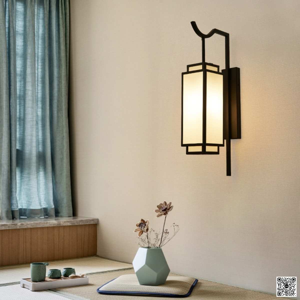 Dàng đèn đối xứng, cân bằng, dễ phối cặp hoặc lắp đối