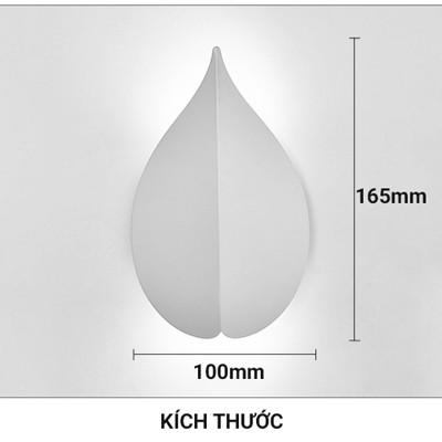 Đèn Tường Hiện Đại Chiếc Lá Cô Đơn Trắng | TE-257.S EURO