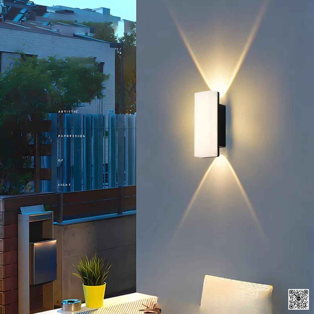 ADR- Đèn Tường Ngoài Trời L65 | VL-286/BK