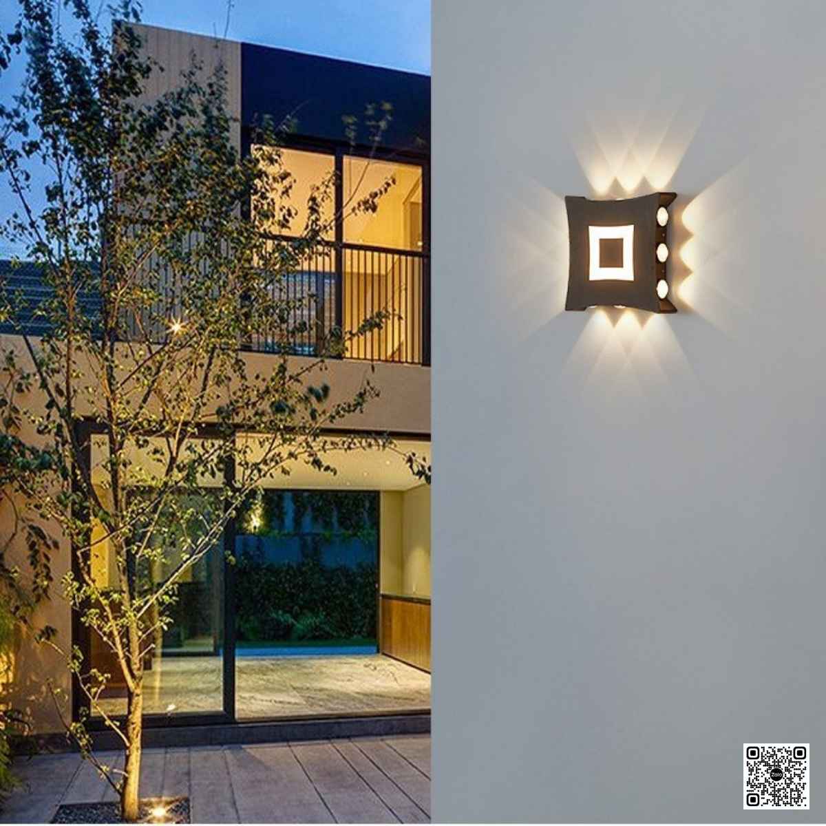 VER- Đèn Tường Ngoài Trời L180 | VNT-046B