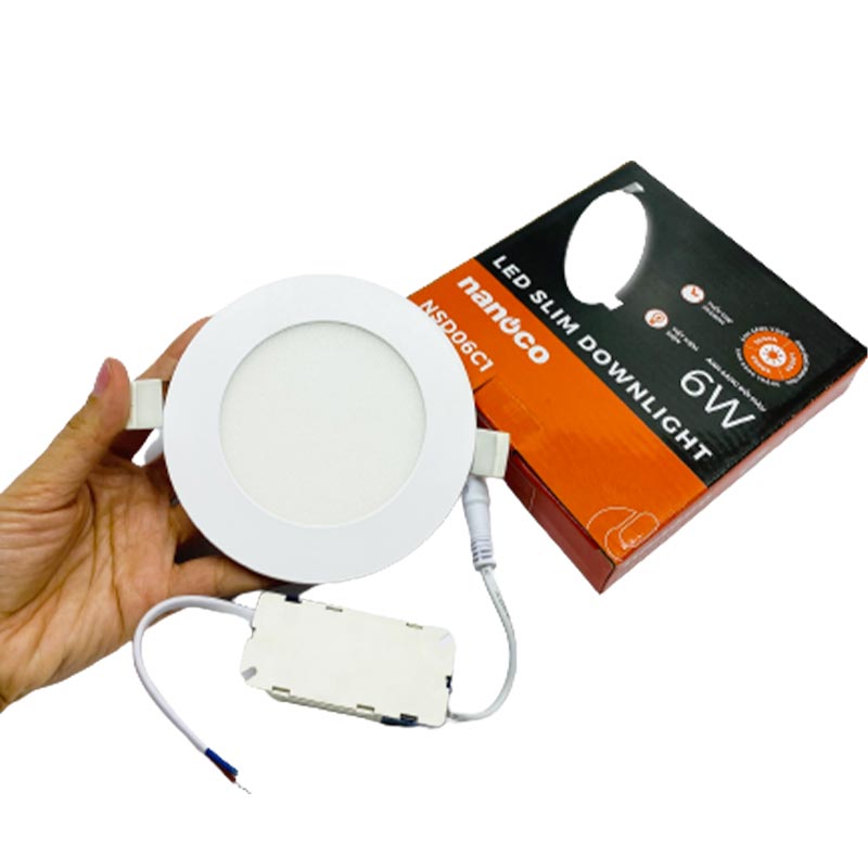 Đèn LED Downlight Nanoco Siêu Mỏng 6W - Đổi Màu | NSD06C1.XK