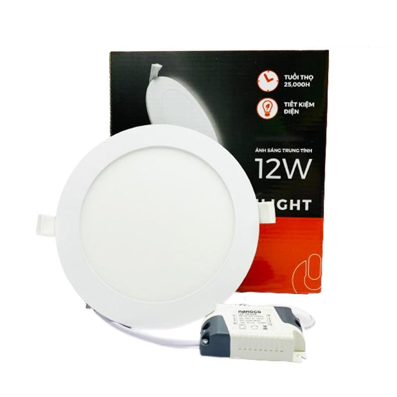 Đèn LED Downlight Nanoco Siêu Mỏng 12W - 4000K | NSD1241.XK
