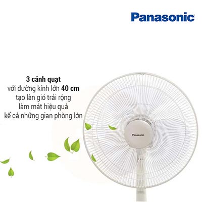 Panasonic - Quạt Bàn Màu Trắng Ngà | F-400CI