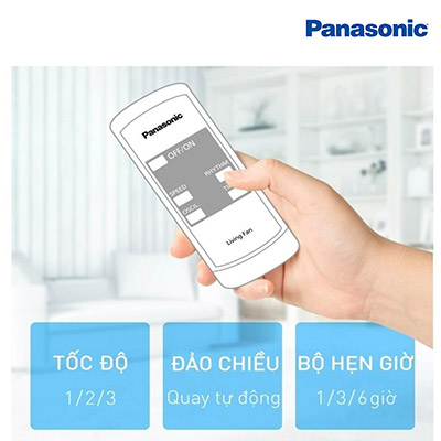 Panasonic - Quạt Đứng 3 Cánh Màu Đỏ - 3 Cấp Độ Gió Có Remote | F-409KMR