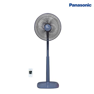 Panasonic - Quạt Đứng 3 Cánh Màu Xanh - 3 Cấp Độ Gió Có Remote | F-409KB