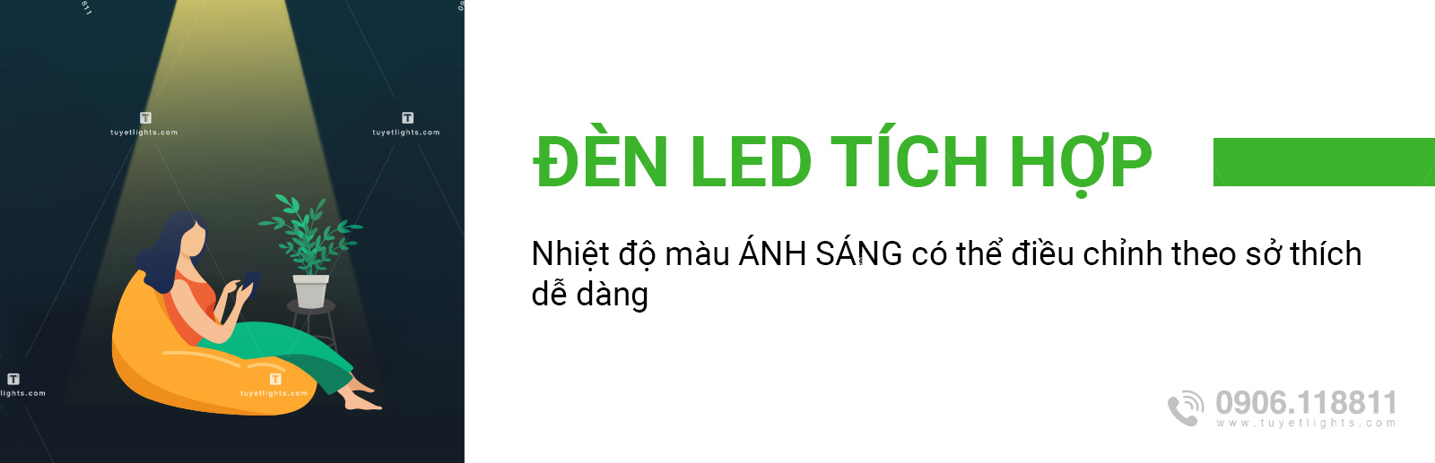 Đèn LED tích hợp