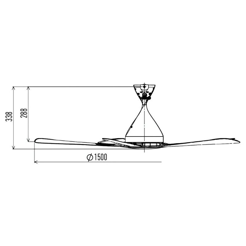 Quạt trần Panasonic 5 cánh F-60UFN
