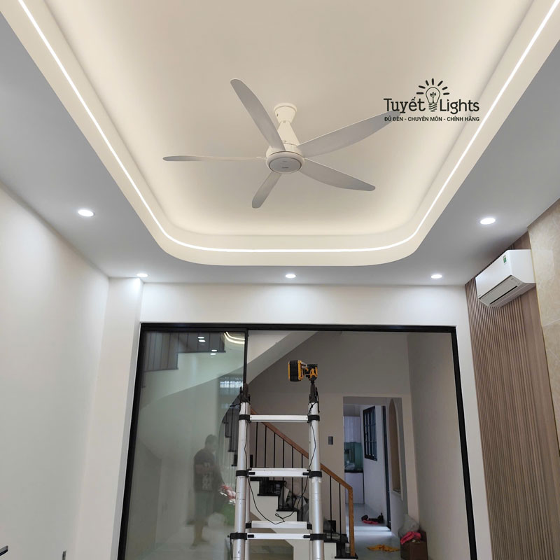 Quạt Trần 5 Cánh Panasonic F-60GDN – Sang Trọng, Êm Ái, Chính Hãng Nhật Bản - Bảo hành 2 năm - Made in Malaisia
