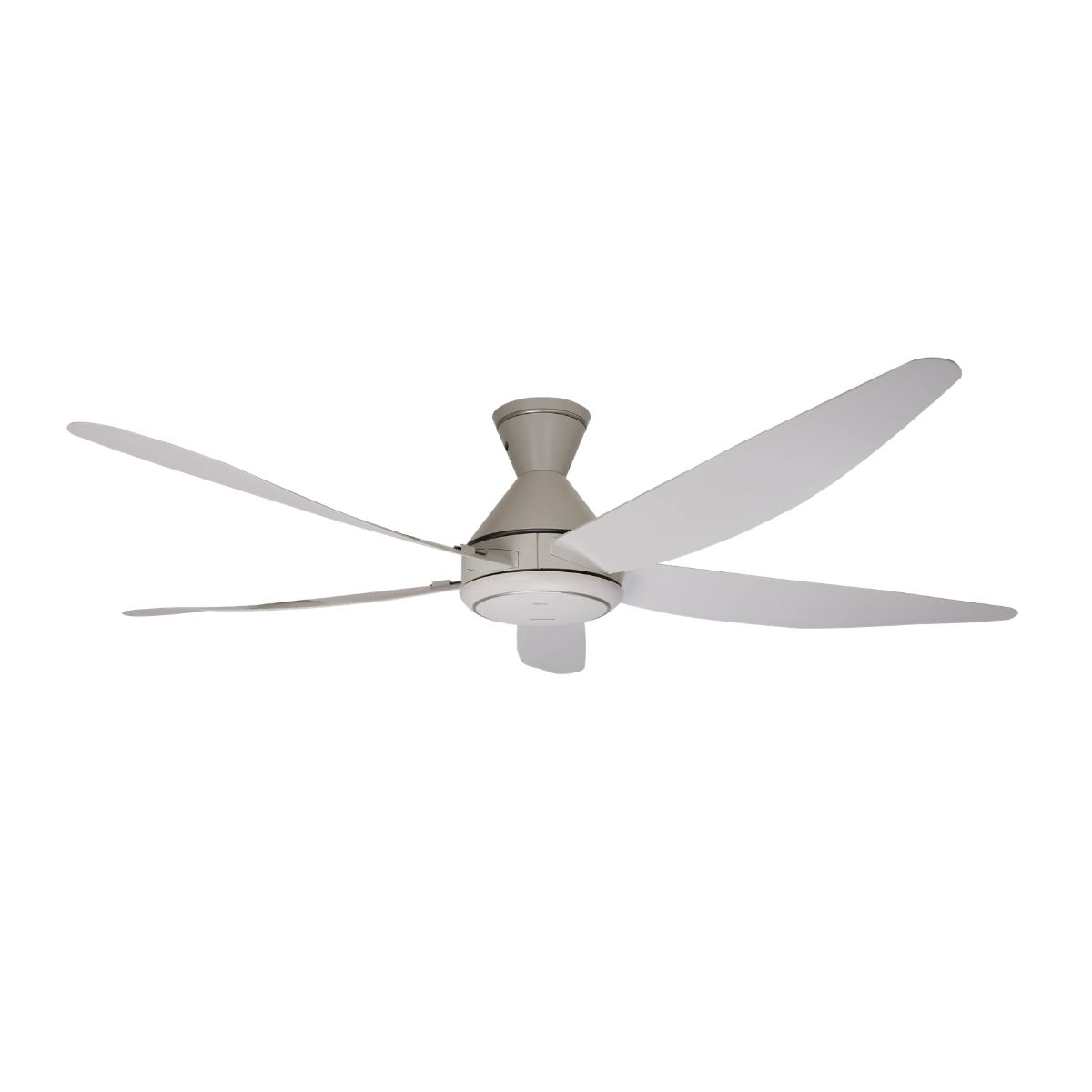 Quạt Trần 5 Cánh Panasonic F-60GDN-LGS - Màu Xám Trắng thời trang, Ti Quạt 21.2cm, Remote