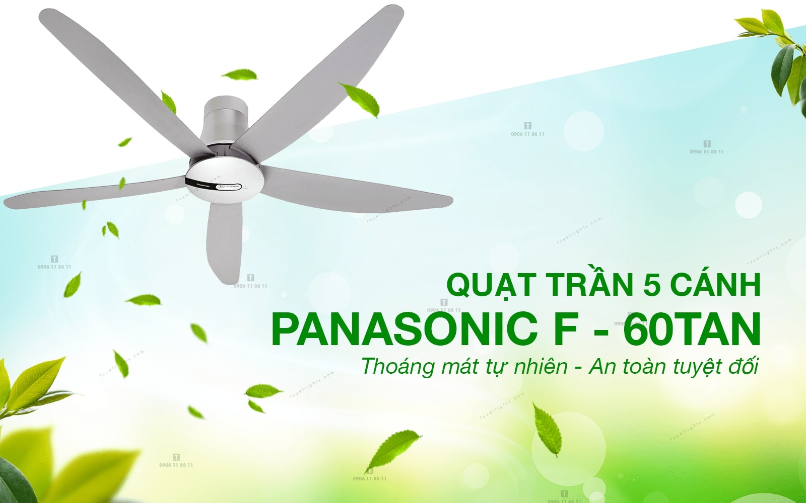 Quạt trần 5 cánh Panasonic F-60TAN