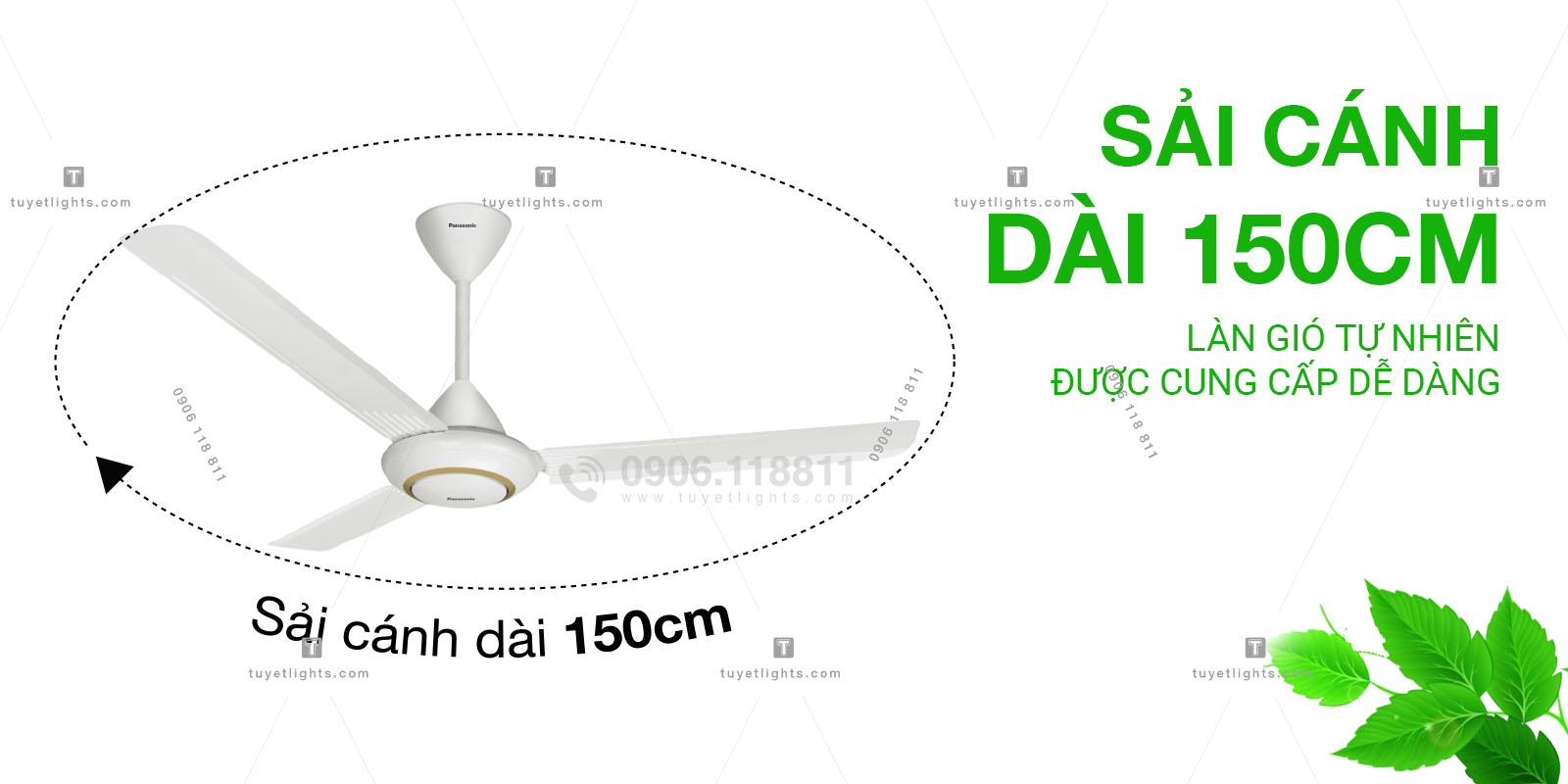 Sải cánh dài 150cm