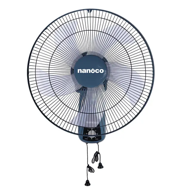 Nanoco - Quạt Treo Tường Màu Xanh - 5 Cánh - 3 Cấp Độ Gió | NWF1604BL