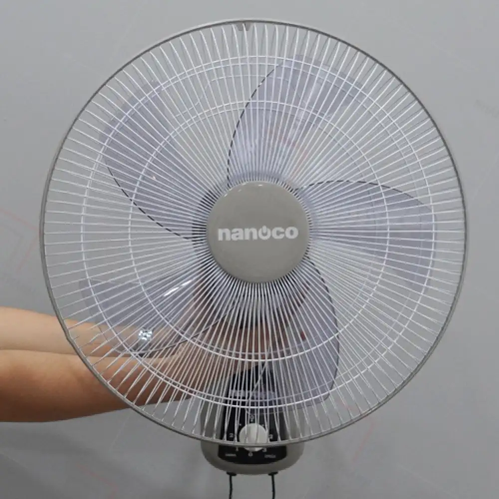 Nanoco - Quạt Treo Tường - Màu Xám - Có Remote | NWF1610RC-G