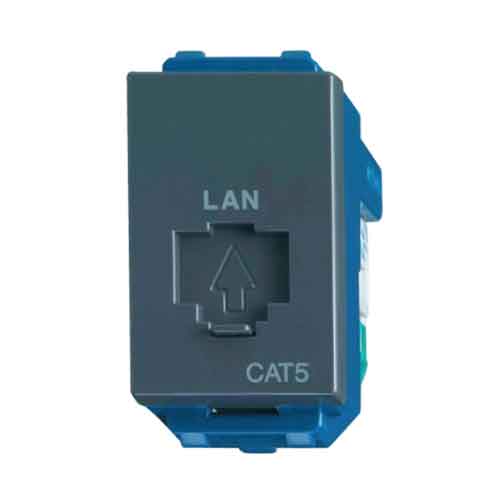 Panasonic Wide Color - Ổ Cắm Data CAT5 - Màu Xám | WEV2488H