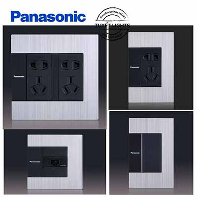 Panasonic Gen X - Bộ 3 Công Tắc Có Đèn Báo - Chuẩn BS | WTFBP53572S-1-G