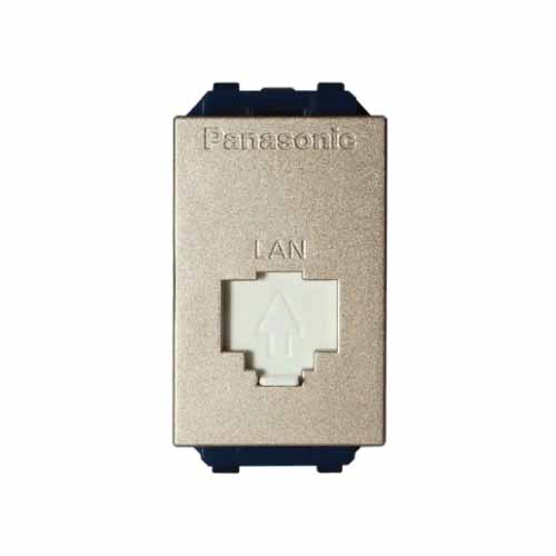 Panasonic Halumie - Ổ Cắm Data - Màu Vàng Ánh Kim | WEV2488MYZ-CAT5E