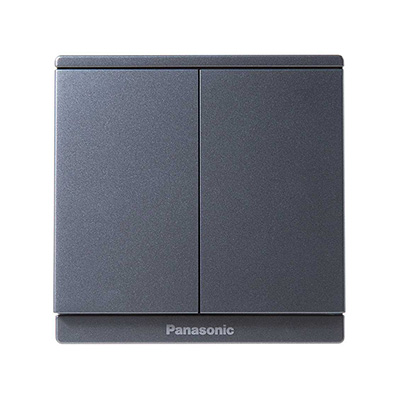 Panasonic Moderva - Mặt Vuông Dùng Cho 2 Thiết Bị Màu Trắng | WMFV7812