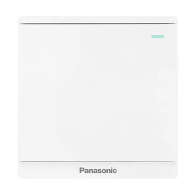 Panasonic Moderva - Bộ 1 Công Tắc B, 1 Chiều, Bắt Vít, Có Chỉ Báo Dạ Quang Màu Trắng |&nbsp;WMF511-1VN