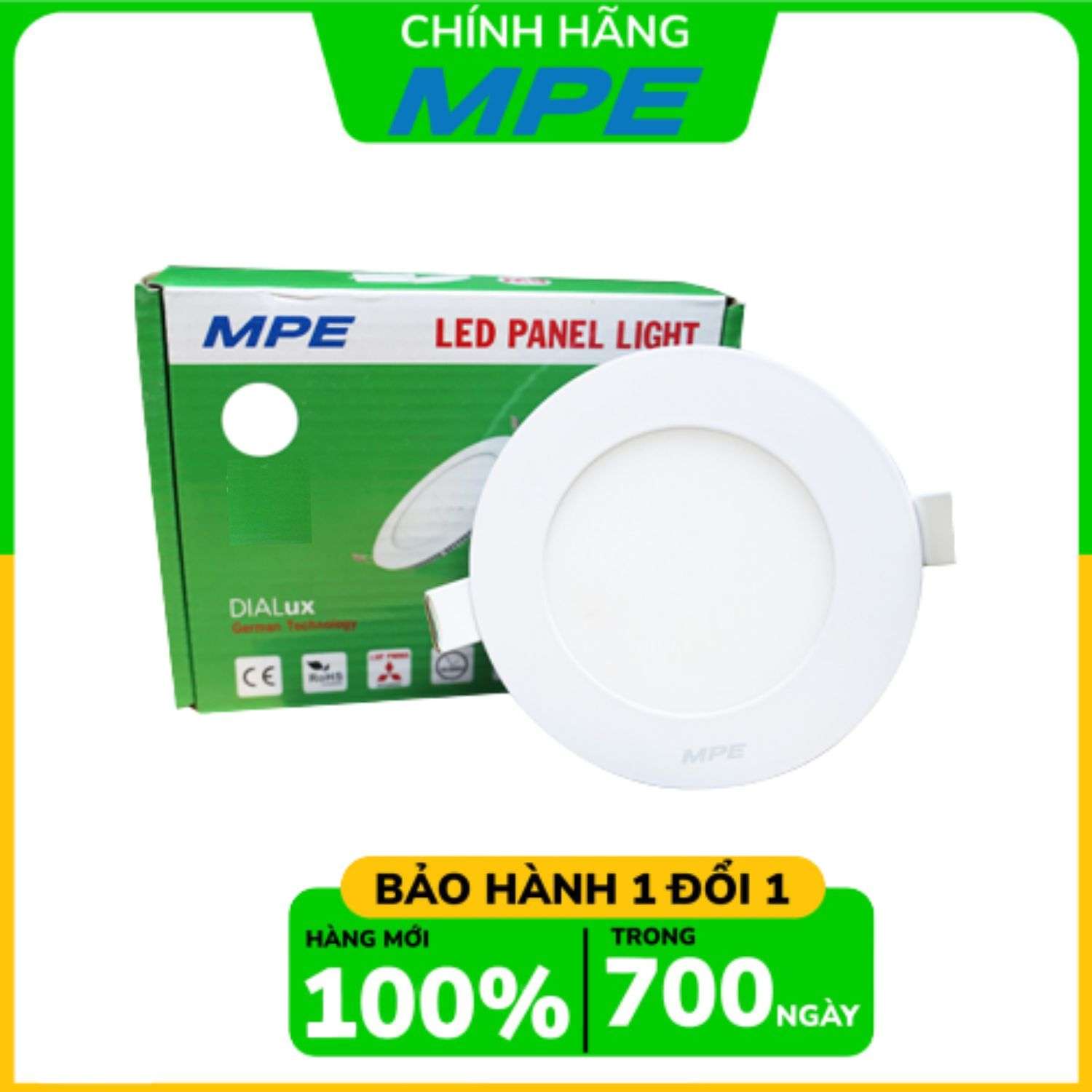 Âm Trần MPE LED Tròn Siêu Mỏng Dimmer RPL 18W Ø 205