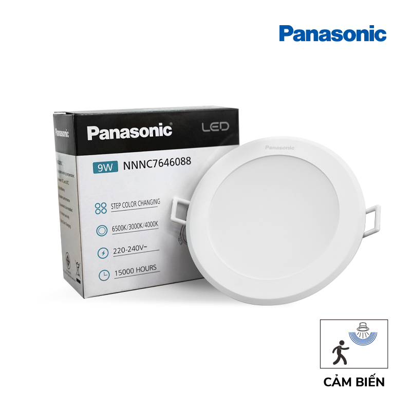 Đèn LED Âm Trần Cảm Biến Panasonic DN Series / 9W
